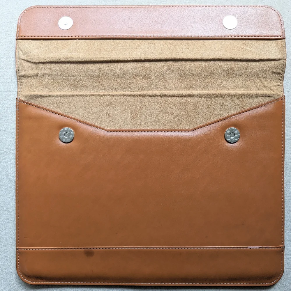 LENTION Split Leather Sleeve Case for MacBook Air and Ultra Slim Laptop